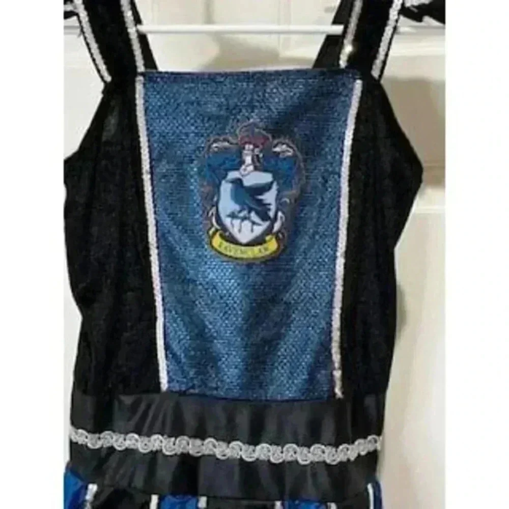 Harry Potter Ravenclaw Costume Blue And Black Dress Girls‎ Size Large